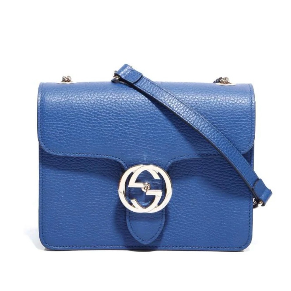 Gucci Interlocking G-plaque shoulder bag